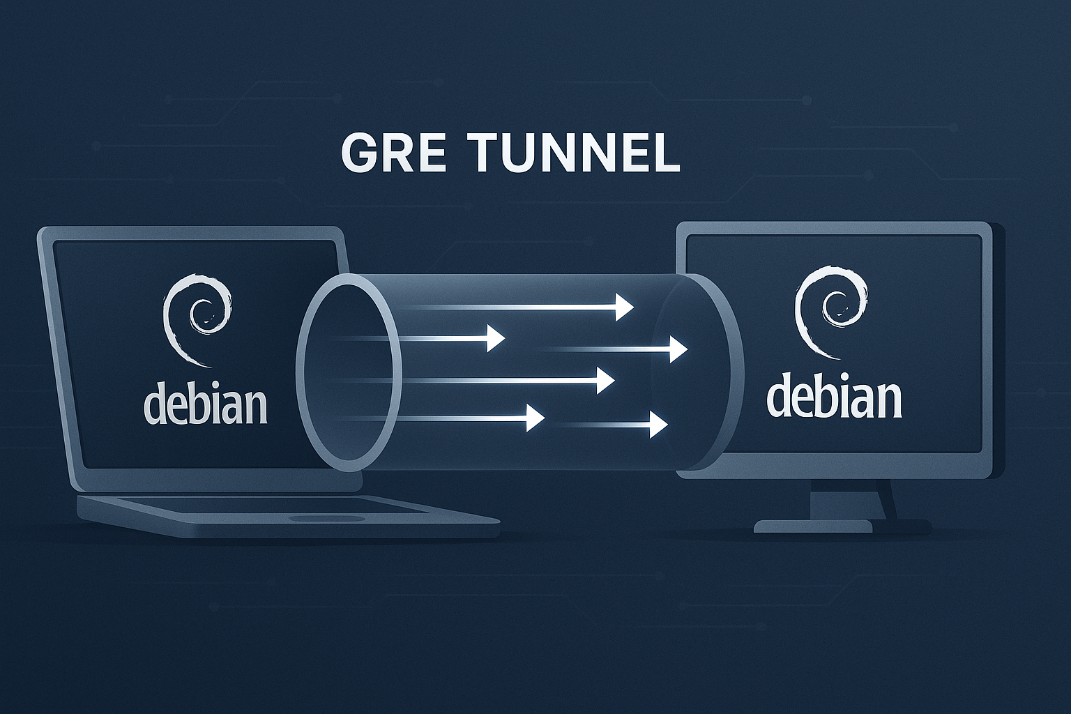 Mon premier tunnel GRE entre deux Debian : une aventure réseau